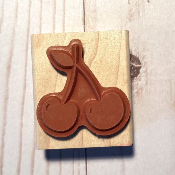 5/20$ RUBBER STAMP cherries - Picture 2 of 2